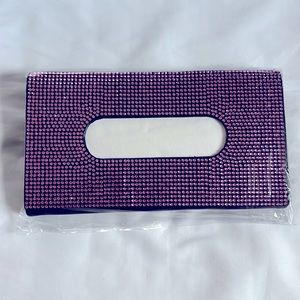 New pink bling tissue holder